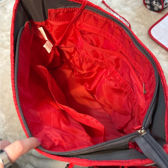 Disney Baby Red and Gray Bag - Picture 3 of 5